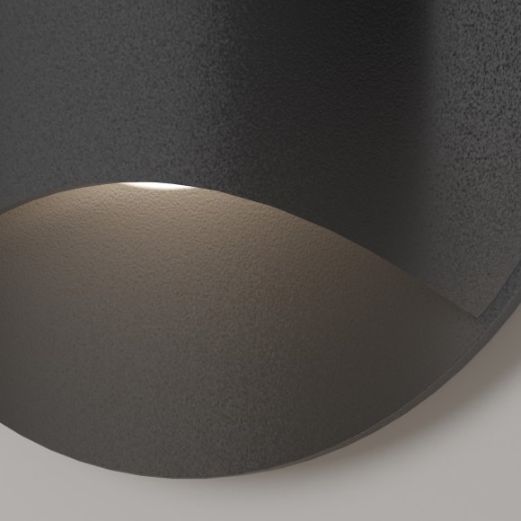 Уличный встраиваемый светильник в стены для подсветки лестниц Outdoor O035-L3B3K