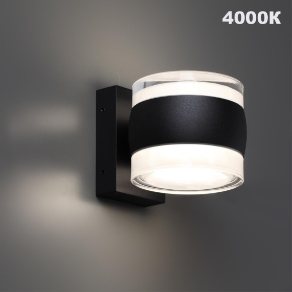 Уличный настенный светильник с переключателем цветовой температуры и влагозащитой IP65 Novotech LED 16W 100-240V 2700К/3200К/4000К ESTIMA 359720