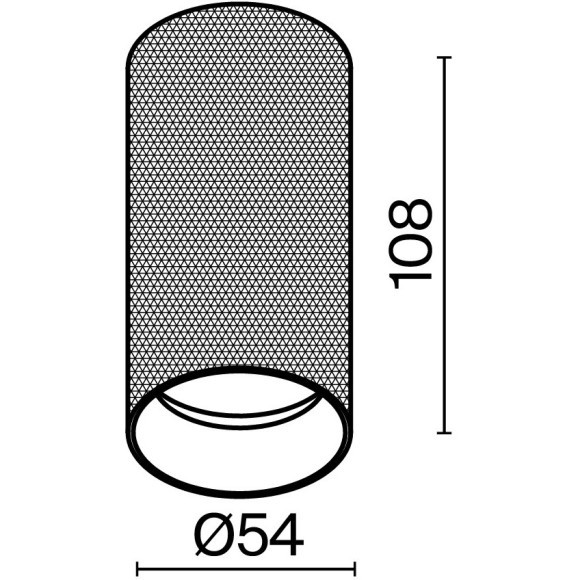 Потолочный светильник Technical C080CL-01-GU10-B