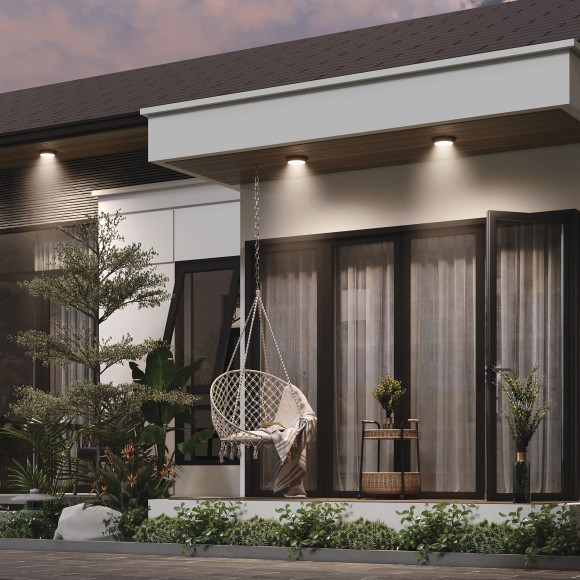 Уличный потолочный светильник Lightstar 216974 Urbano IP65 светодиодный LED 200W