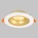 Светильник встраиваемый поворотный GU10 50W Белый/Матовое Золото IL.0029.0009-WMG