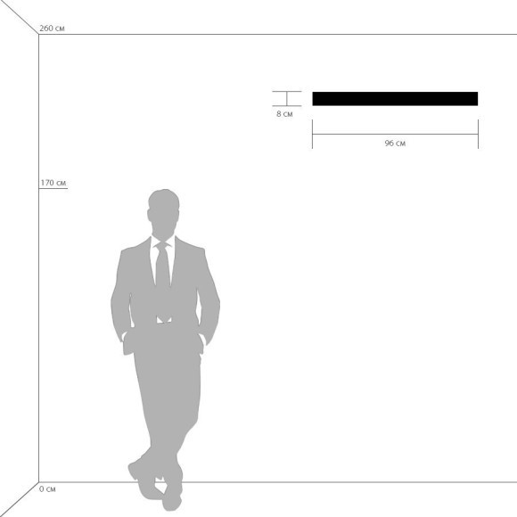 Бра Lightstar 810537 Fiume светодиодная LED 300W