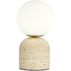 SL1191.704.01 Прикроватная лампа ST-Luce травертиновый/белый G9 1*5W NEBULA