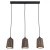 Подвесной светильник с 3 лампами Lussole GRLSP-9863 HAUPPAUGE IP21 под лампы 3xE27 30W