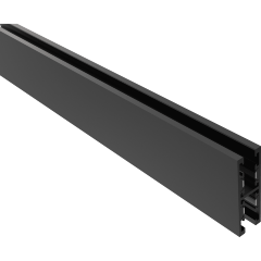 Crystal Lux CLT 0.126 01 L2000 BL 1407/033 Черный 2м магнитный двусторонний узкий 5мм шинопровод, накладной или подвесной, 2000x11x33мм