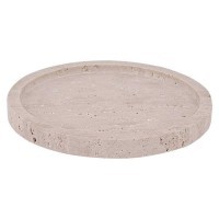 427251 MAROMANDIA Декоративная тарелка мрамор бежевый L250 B250 H25