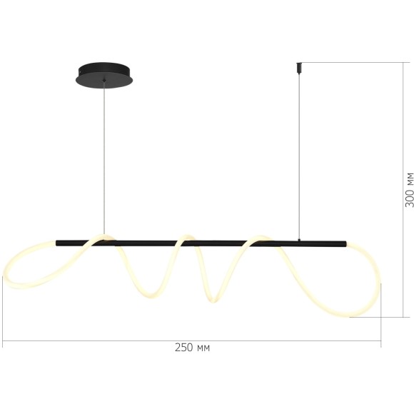 SL6102.403.45 Светильник подвесной ST-Luce Черный/Белый LED 1*45W 3000K SAGRATO SL6102.403.45 Светильник подвесной ST-Luce Черный/Белый LED 1*45W 3000K SAGRATO