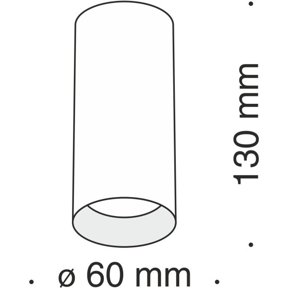 Накладной потолочный светильник Maytoni C010CL-01B FOCUS под лампу 1xGU10 50W