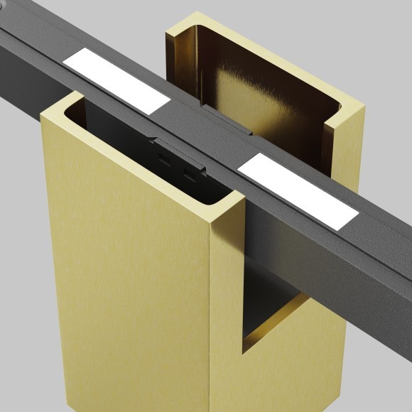 TR121-2-7W4K-BS Трековый магнитный светодиодный светильник Maytoni Exility CRI90+ 4000К 390Лм 50° 7Вт