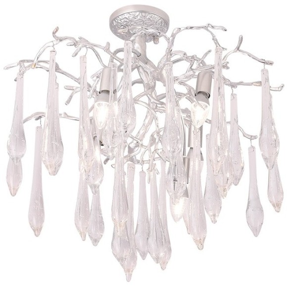 Люстра Crystal Lux REINA PL5 D600 SILVER PATINA