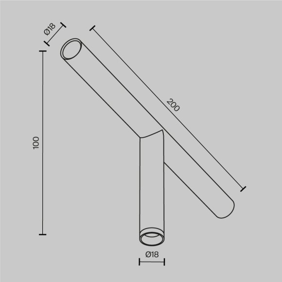 Светильник Technical C102CL-3W3-6K-BS
