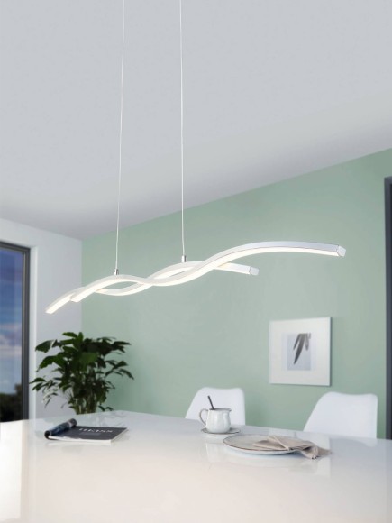 96103 EGLO LASANA 2 Светодиодный потолочный светильник 18Вт, 2Лм, 3000К, хром/белый 96103 EGLO LASANA 2 Светодиодный потолочный светильник 18Вт, 2Лм, 3000К, хром/белый