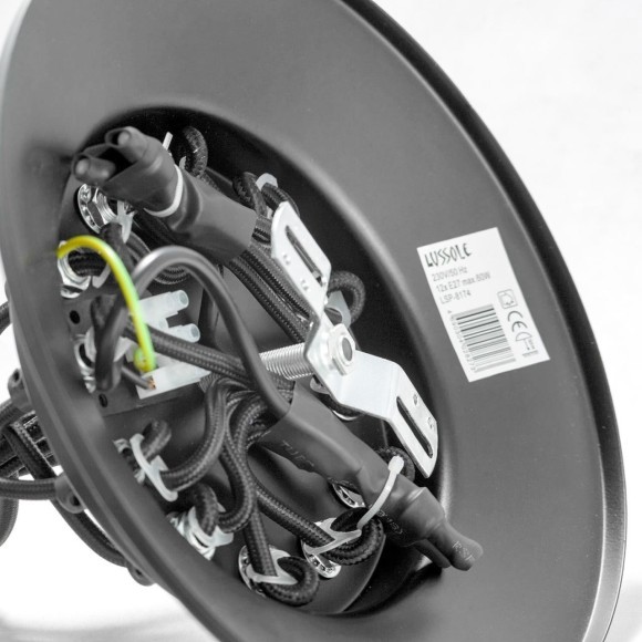 Люстра паук Lussole GRLSP-8174 SHIRLEY IP21 под лампы 12xE27 120W Люстра паук Lussole GRLSP-8174 SHIRLEY IP21 под лампы 12xE27 120W