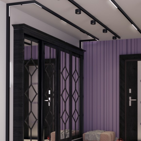 359504 Трековый светодиодный TUYA SMART светильник Novotech Flum CRI90+ 3000-6500К 1920Лм 100° 24W Bluetooth Wi-Fi Алиса