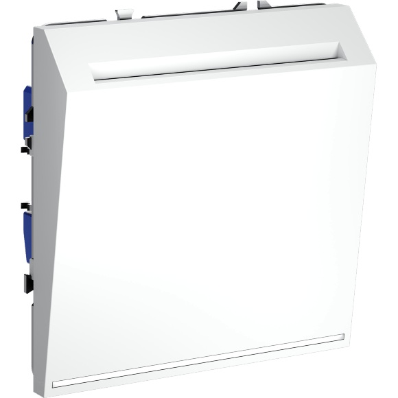 VLS010702 Выключатель карточный (питания) для отеля 16 ампер (3500 Ватт) белого матового цвета VOLTUM S70 (белый матовый)