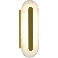 SL6139.201.01 Светильник настенный ST-Luce золотистый/белый LED 1*6W 3000K GEOM