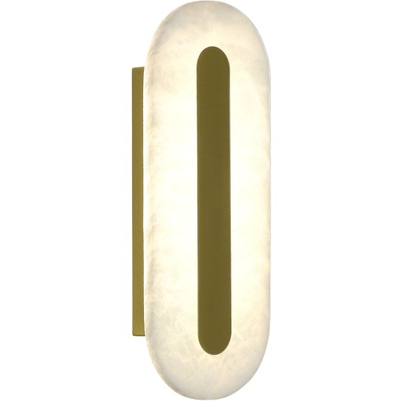 SL6139.201.01 Светильник настенный ST-Luce золотистый/белый LED 1*6W 3000K GEOM