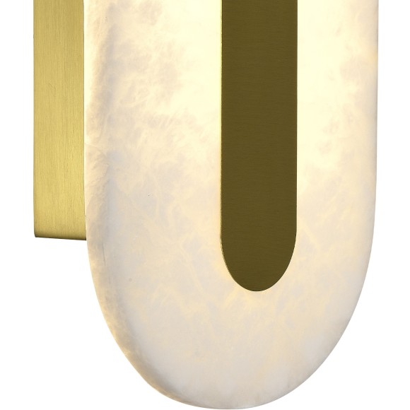 SL6139.201.01 Светильник настенный ST-Luce золотистый/белый LED 1*6W 3000K GEOM