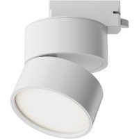 Однофазный двужильный светодиодный трековый светильник Maytoni Unity TR007-1-12W4K-W-1 ONDA 4000К 960Лм CRI90+ 120° 12Вт