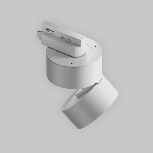 Однофазный двужильный светодиодный трековый светильник Maytoni Unity TR007-1-12W4K-W-1 ONDA 4000К 960Лм CRI90+ 120° 12Вт