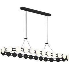 SL6610.403.26 Светильник подвесной ST-Luce черный/белый LED 1*50W 4000K MONRO