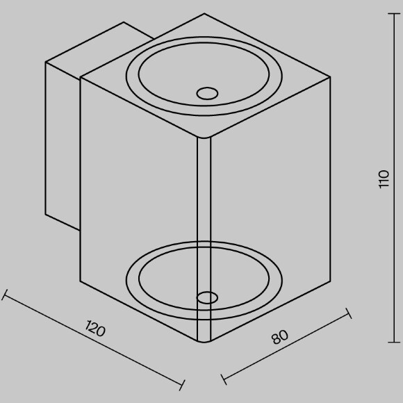 Уличный настенный светильник Outdoor O507WL-L10W3K Уличный настенный светильник Outdoor O507WL-L10W3K