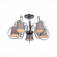 SL177.102.05 Светильник потолочный Хром/Серебристый E14 5*40W AZZURRO