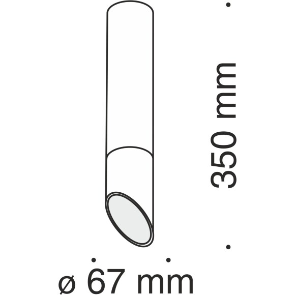 Потолочный светильник Technical C026CL-01B