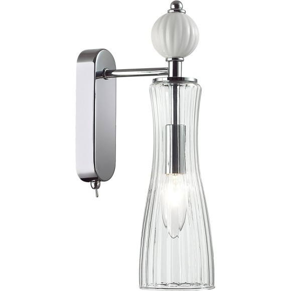 Бра с выключателем Е14 1*40W Lumion EMILY 8268/1W