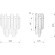 DIA200WL-02G Хрустальный настенный светильник (бра) основание матовое золото, лампы 2шт Е14, без выключателя, Maytoni Flare