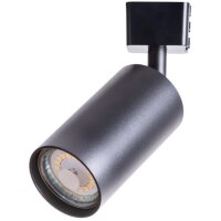 Однофазный двужильный трековый светильник Arte Lamp A1518PL-1BK RIDGE под сменную лампу GU10