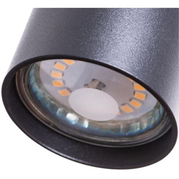 Однофазный двужильный трековый светильник Arte Lamp A1518PL-1BK RIDGE под сменную лампу GU10