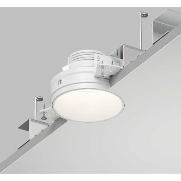Встраиваемый светильник для ГКЛ SPOT HIDE, до 15 Вт LED, GU10, IP20, алюминий, белый DK2145-WH