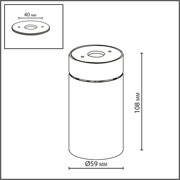 Потолочный светильник IP20 LED 7W 75Лм 3000K 36° 220-240V TURNO 7132/7CL 