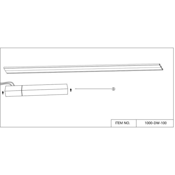 Блок питания на шинопровод магнитный 100Ватт Smart, Wi-Fi, Bluetooth Favourite Unika 1000-DW-100
