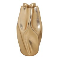 428309 DUNNAMORE Ваза декоративная золотая стекловолокно H800 Ø395