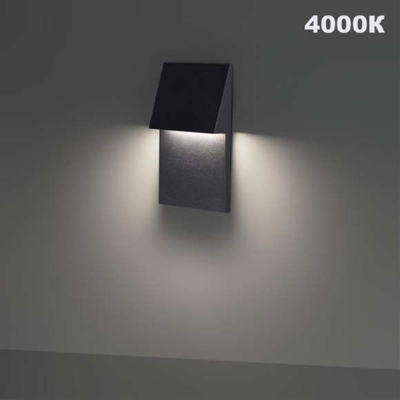 Уличная подсветка для лестниц встраиваемая в стену с переключателем цветовой температуры и влагозащитой Novotech IP65 LED 3W 100-240V 2700К\3200К\4000К SCALA 359724