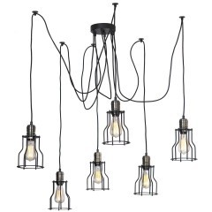 Подвесной светильник паук лофт LSP-9310