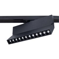 Однофазный двужильный светодиодный трековый светильник Arte Lamp A4573PL-1BK FLASH 3000К 750Лм CRI90+ 24° 12Вт