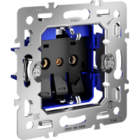 VLS0401M Механизм розетки с заземлением встаиваемый в подрозетник 16 ампер (3500 Ватт) VOLTUM S70