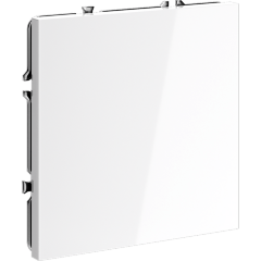 VLS080101 Заглушка для рамки для закрытия розетки глянцевого цвета VOLTUM S70 (белый глянцевый)