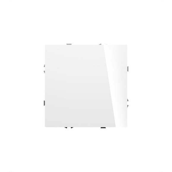 VLS080101 Заглушка для рамки для закрытия розетки глянцевого цвета VOLTUM S70 (белый глянцевый)