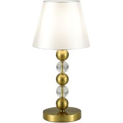 SL2003.304.01 Прикроватная лампа ST-Luce латунь/белый E27 1*40W AURORA