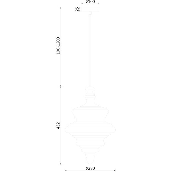 Подвесной светильник с 1 плафоном Maytoni P057PL-01W Trottola под лампу 1xE27 60W Подвесной светильник с 1 плафоном Maytoni P057PL-01W Trottola под лампу 1xE27 60W