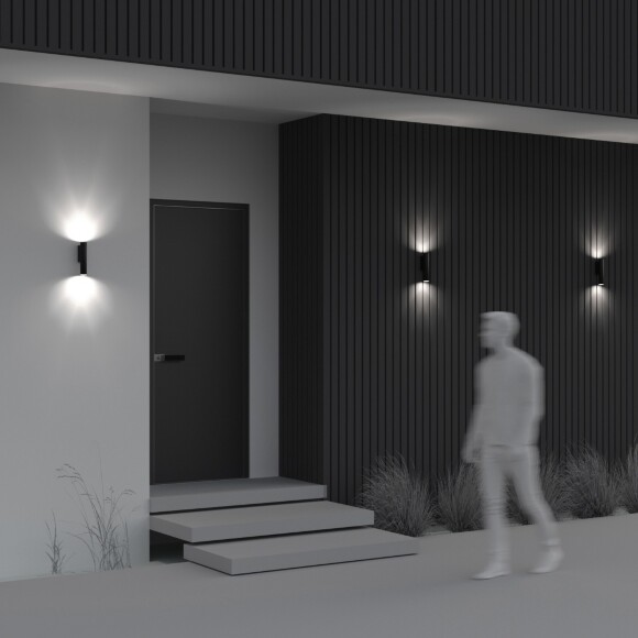 Уличный настенный светильник Outdoor O508WL-L6B3K