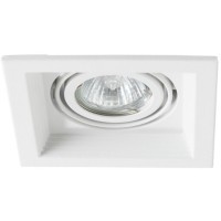 Встраиваемый светильник Arte Lamp A6661PL-1WH CANIS под лампу 1xGU10 50W
