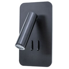 Спот светодиодный для чтения с выключателем Electra A8233AP-1BK Спот светодиодный для чтения с выключателем Electra A8233AP-1BK