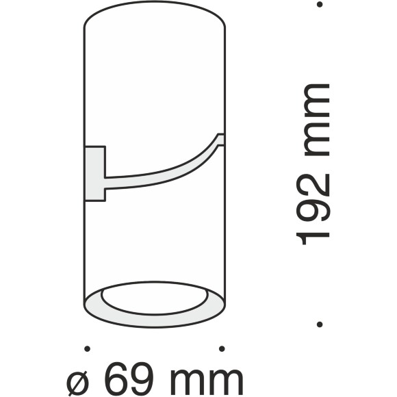 Потолочный светильник Technical C019CW-01B