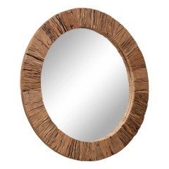 425046 TANAMBAO Декоративное зеркало переработанное дерево зеркальное стекло коричневый L1260 H1260