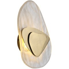 SL6123.301.01 Светильник настенный ST-Luce Латунь/Прозрачно-белый LED 1*7W 4000K MUSE